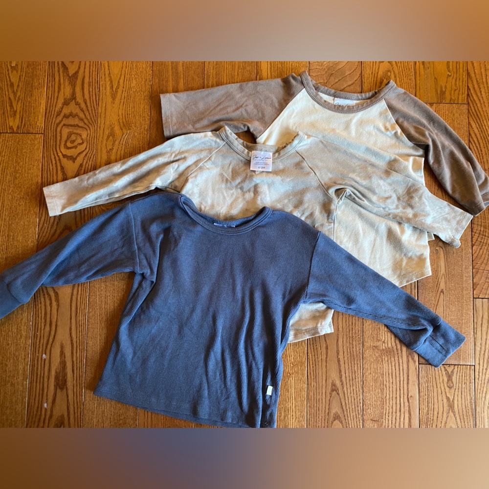 Jax and Lennon Long Sleeve Shirts Size 6-12 months